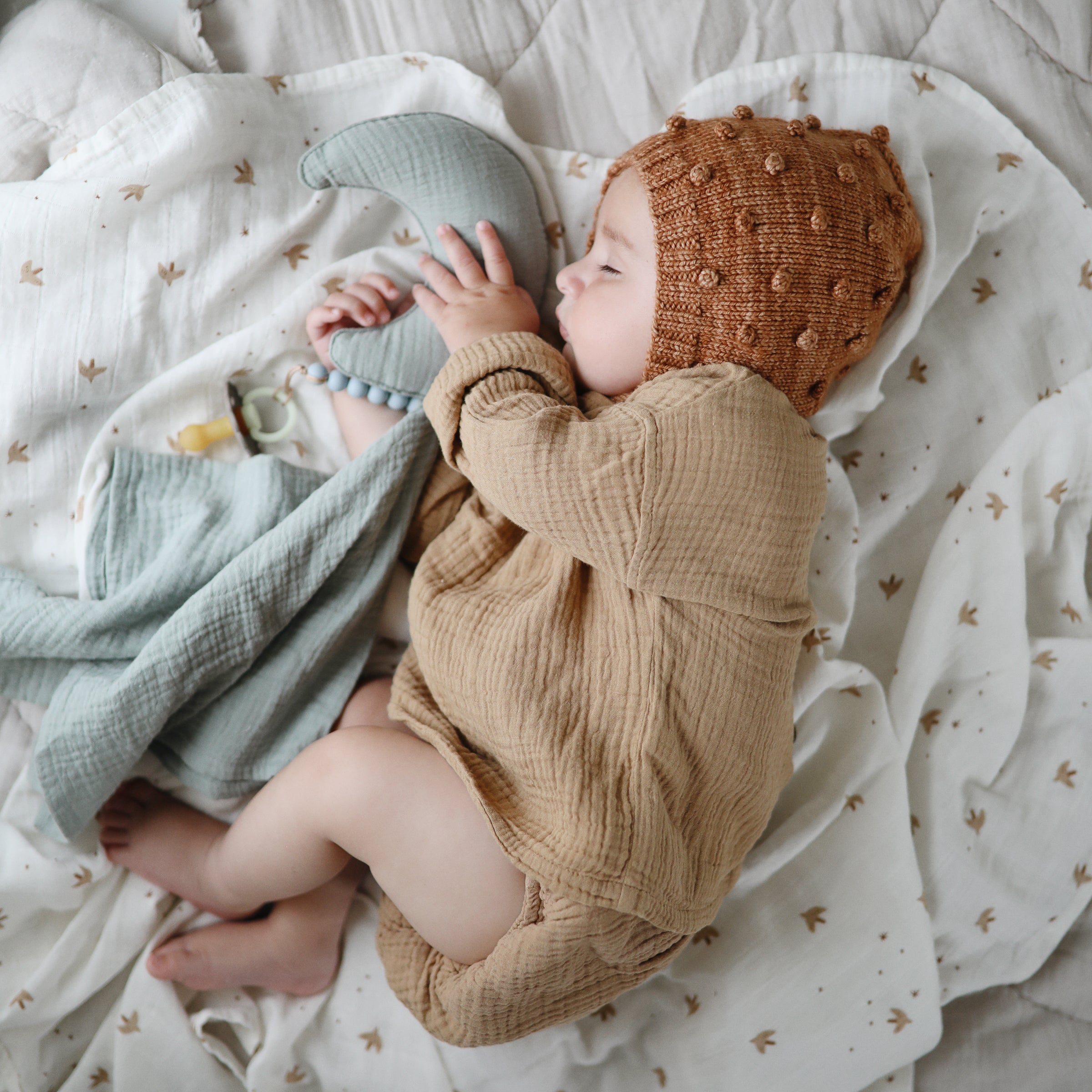 Image of Organic Cotton Muslin Swaddle Blanket